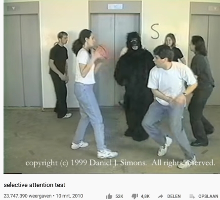 The invisible gorilla